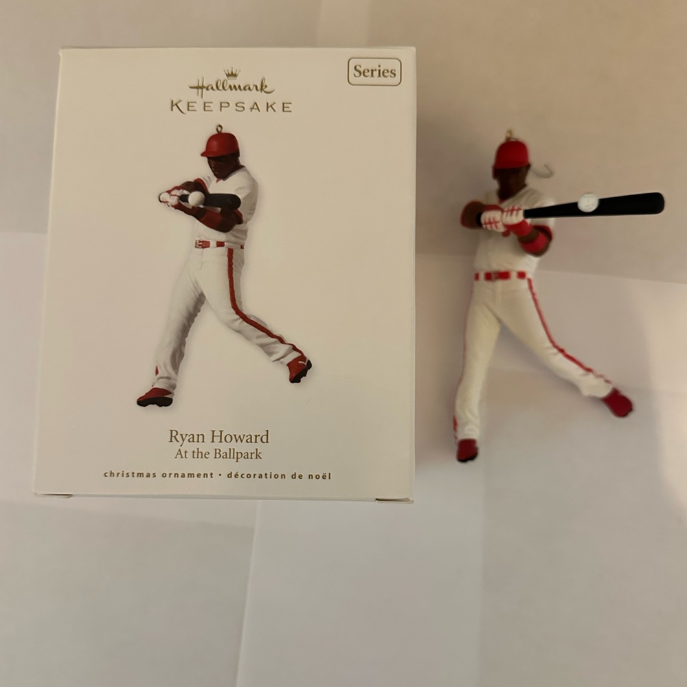 Hallmark Keepsake MLB Phillies Ryan Howard Ornament